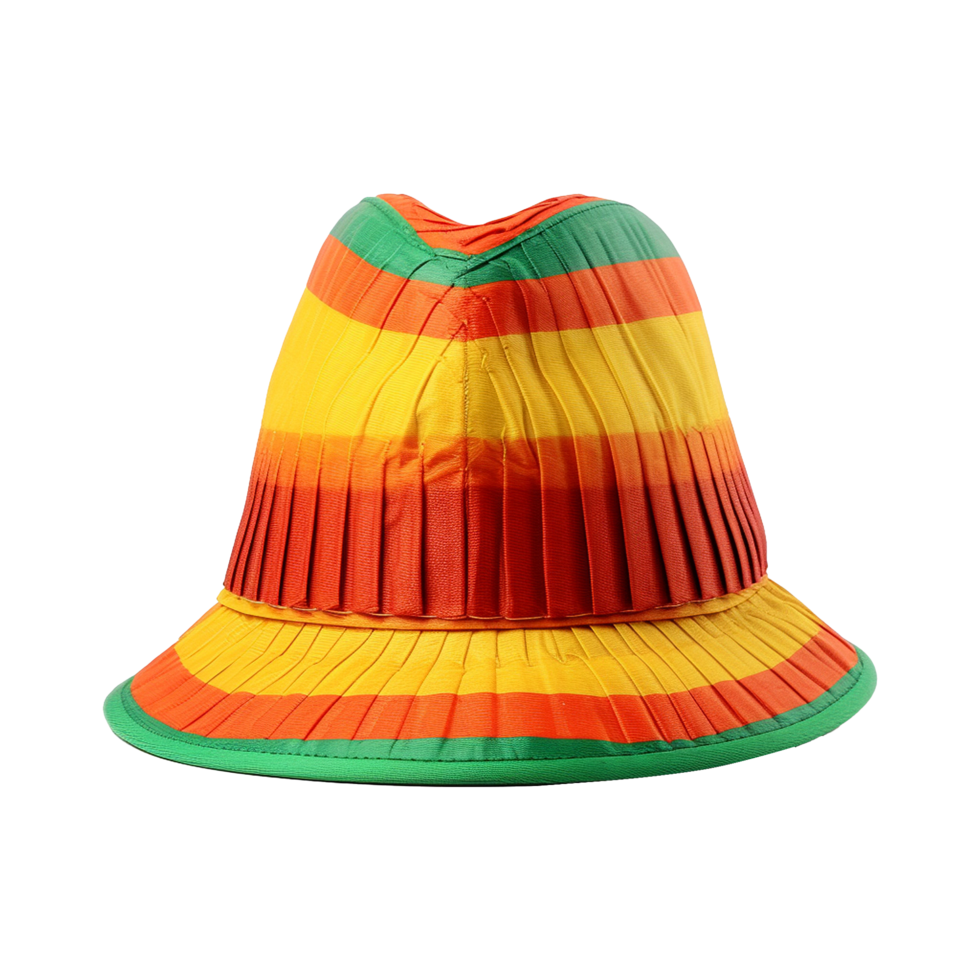 AI generated Rastamanas hat isolate on transparent background png