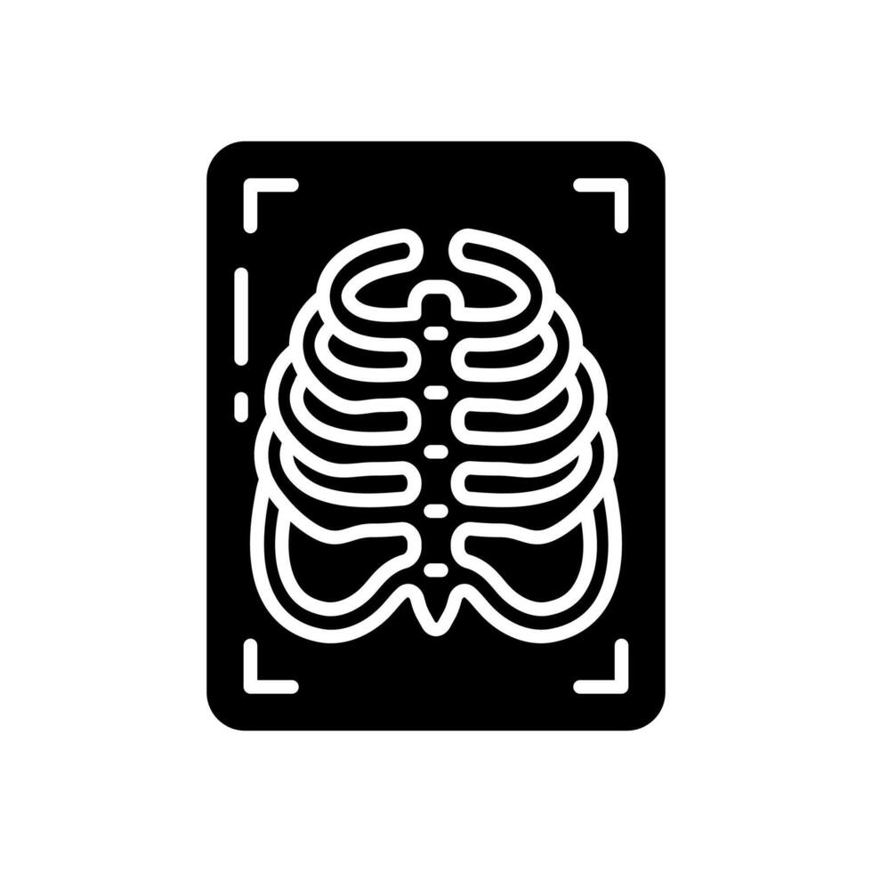 X Ray  icon in vector. Logotype vector