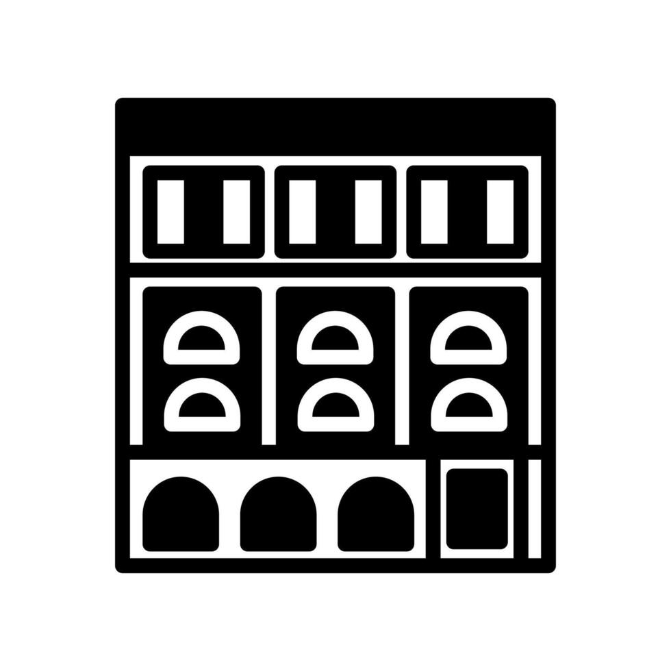Museum Dealey  icon in vector. Logotype vector