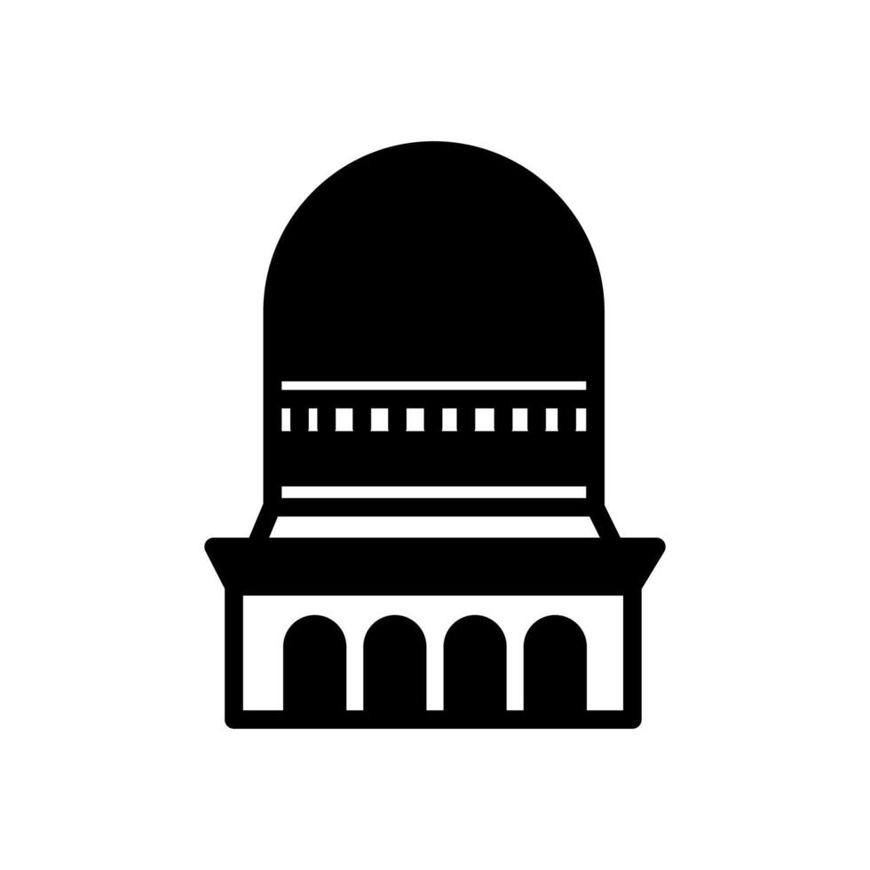 budista estupa icono en vector. logotipo vector