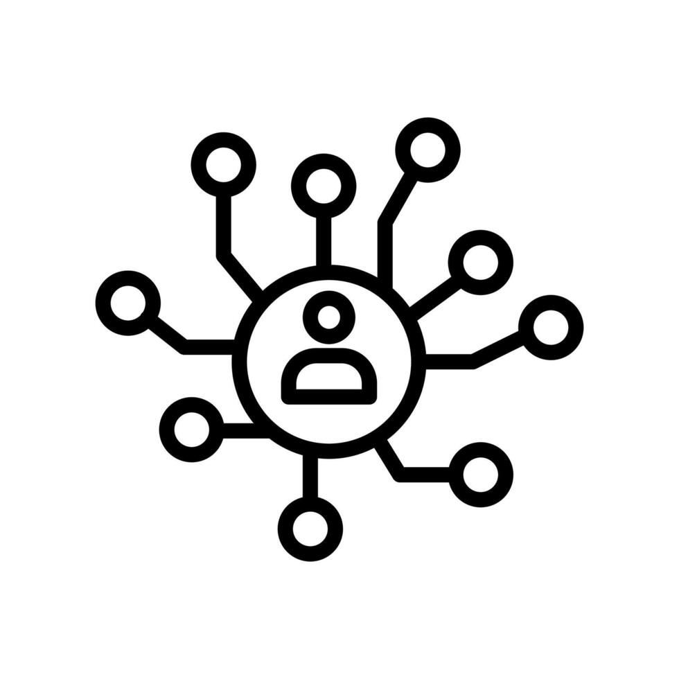 Network  icon in vector. Logotype vector