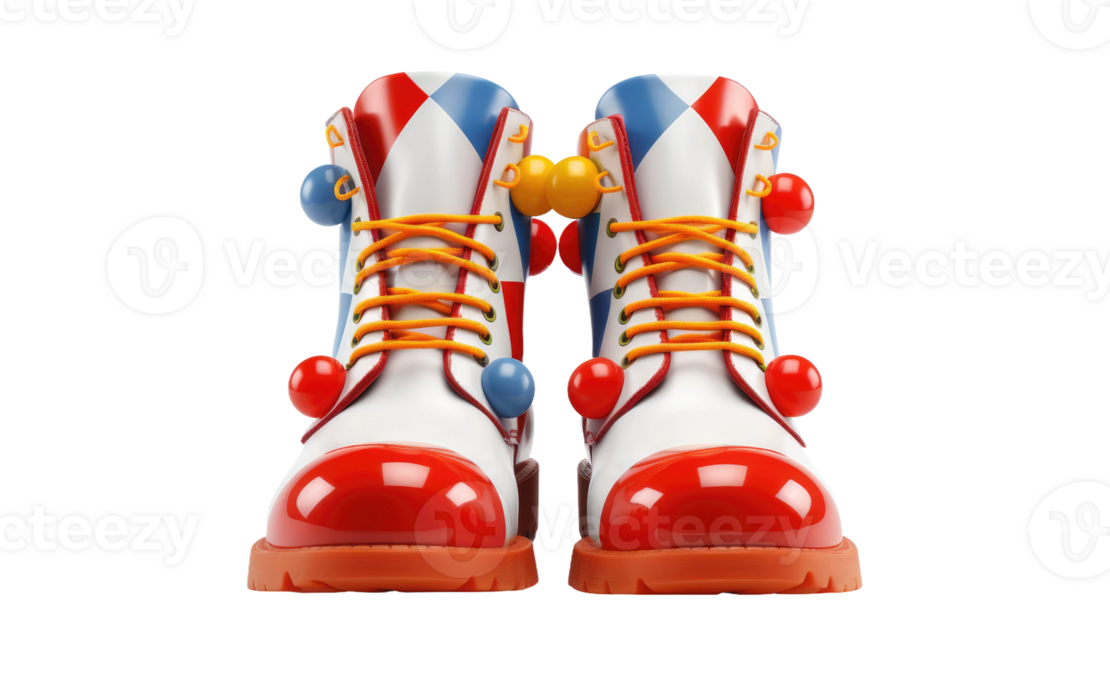 Clown Schuhwerk auf transparent Hintergrund png