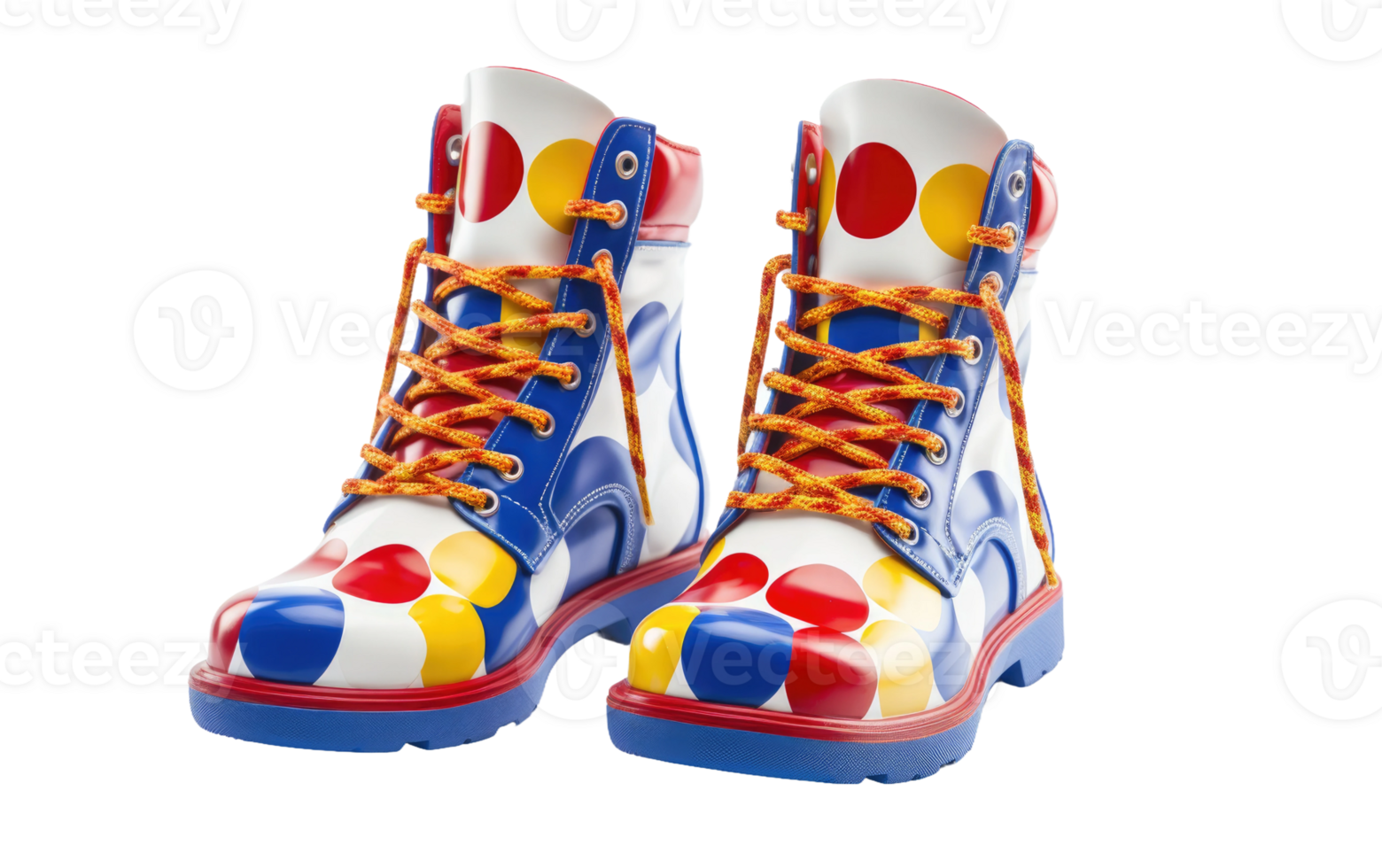 Clown Shoes On Transparent Background png