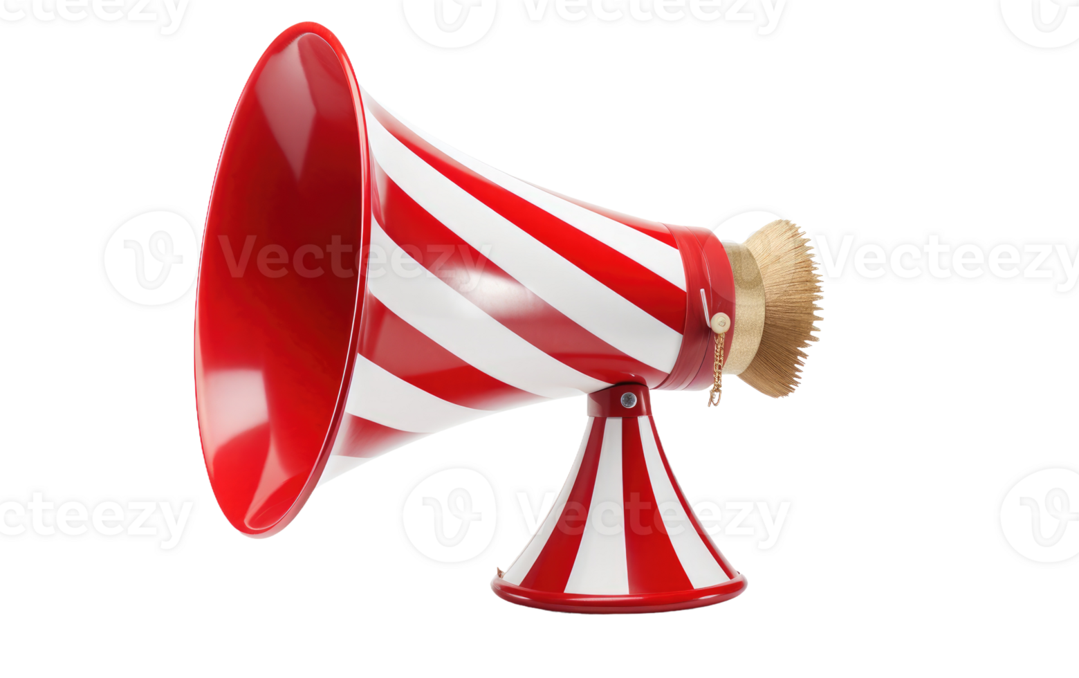 AI generated Circus Ringmasters Megaphone On Transparent Background png