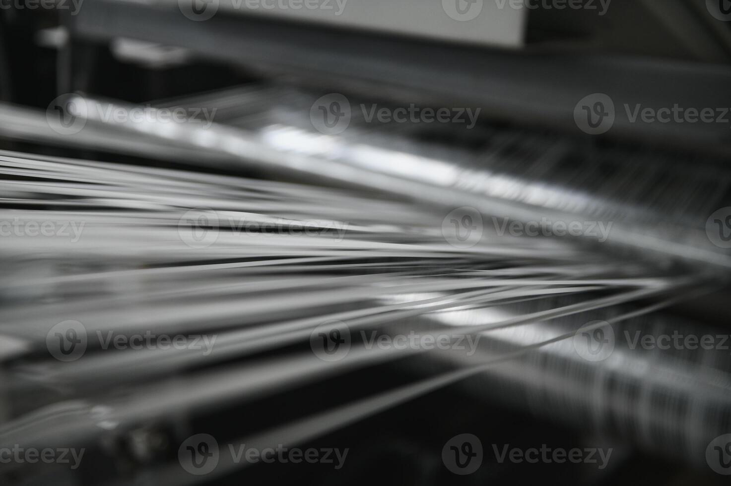 Closeup of thread for the Textile industry,Weaving and warping photo