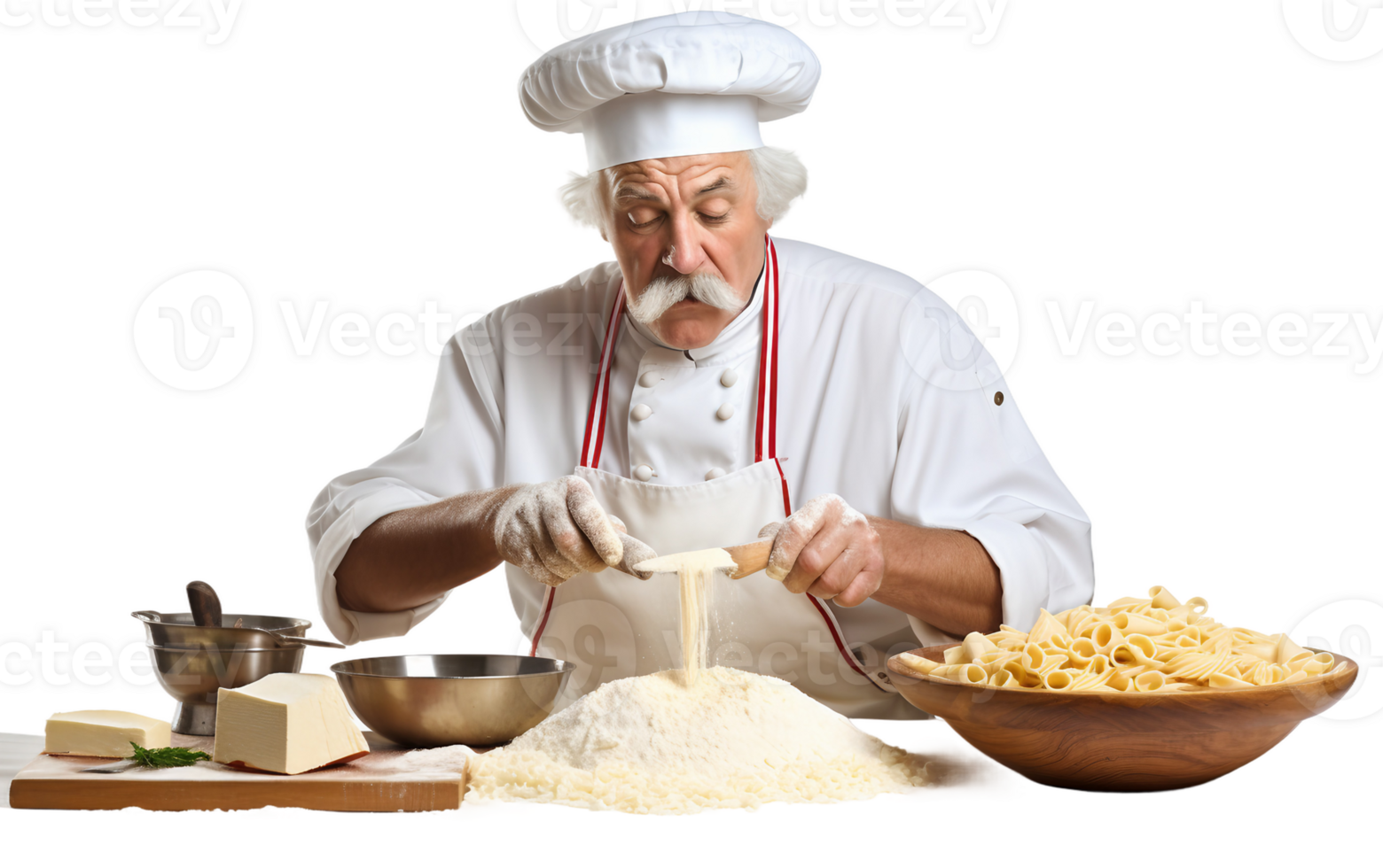 AI generated Pleasure by a Chef On Transparent Background png