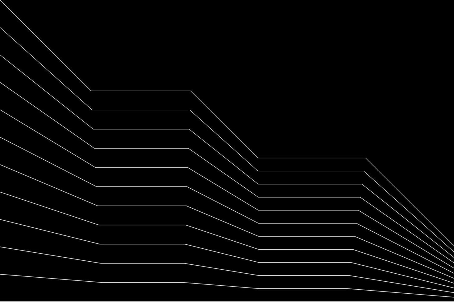 Minimal abstract line futuristic tech background. Vector digital art banner design