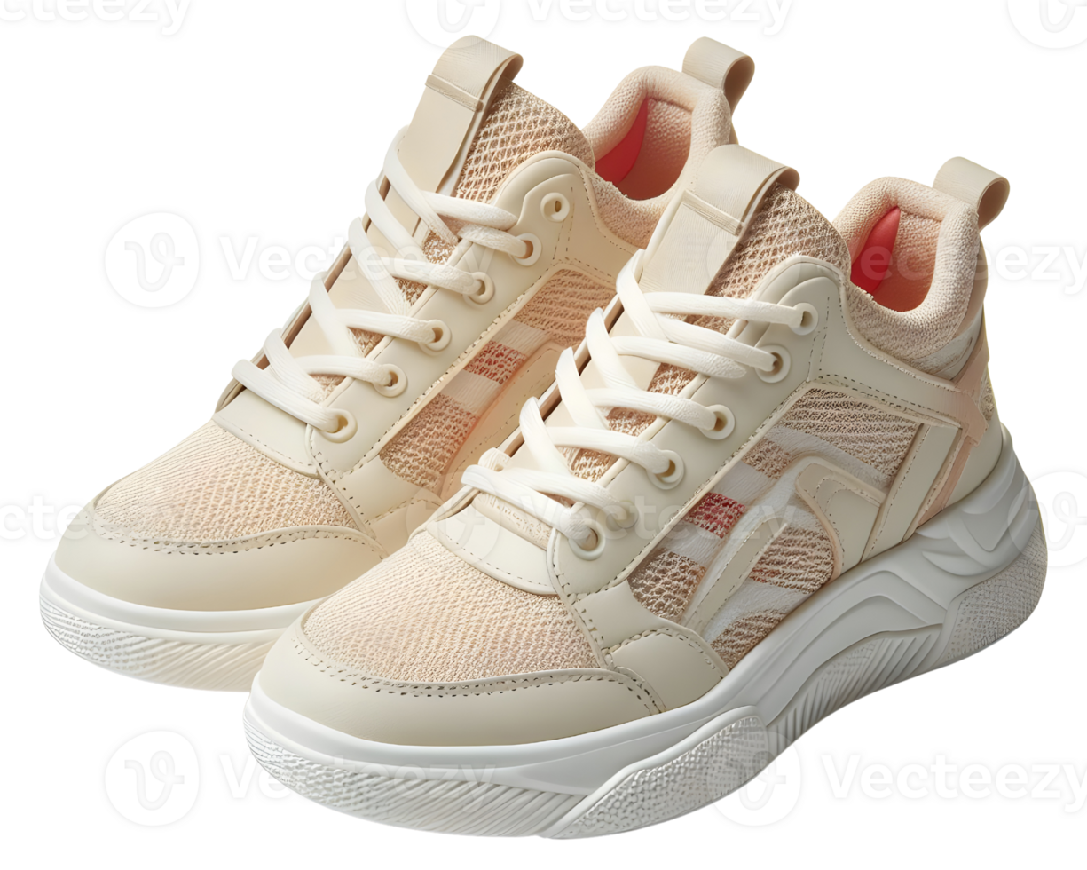 ai generiert Frauen Sneaker png beiläufig weiblich Sneaker png beiläufig Sneaker png Frauen Sneaker transparent Hintergrund