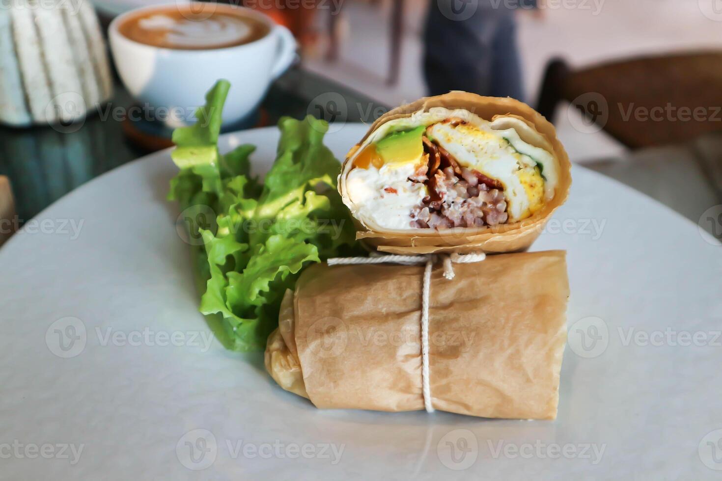 kebab ,pork wraps or taco or vegetable roll or mexican rolls or beef wrap or egg rolls or egg wrap photo