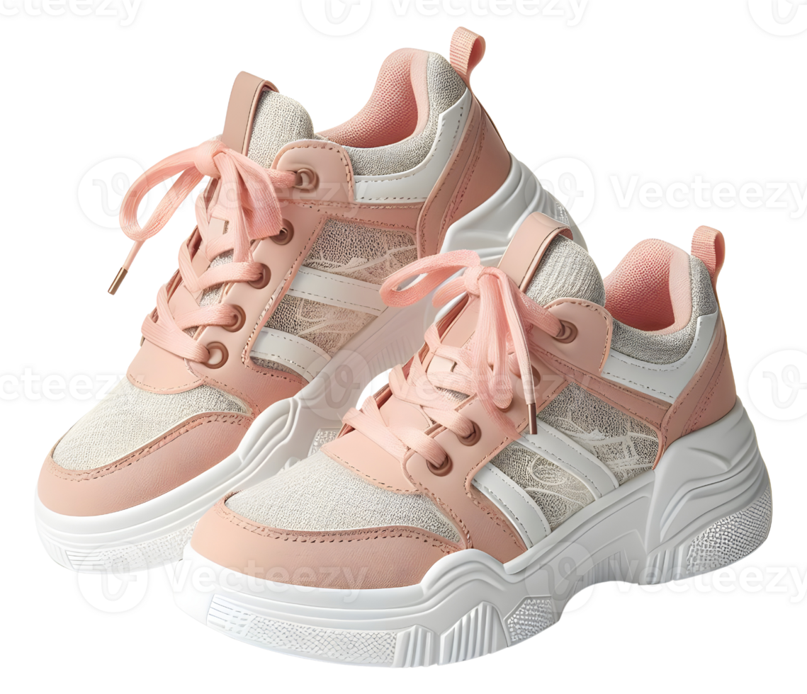 ai gegenereerd Dames sneaker PNG gewoontjes vrouw sneaker PNG gewoontjes sneaker PNG Dames sneaker transparant achtergrond