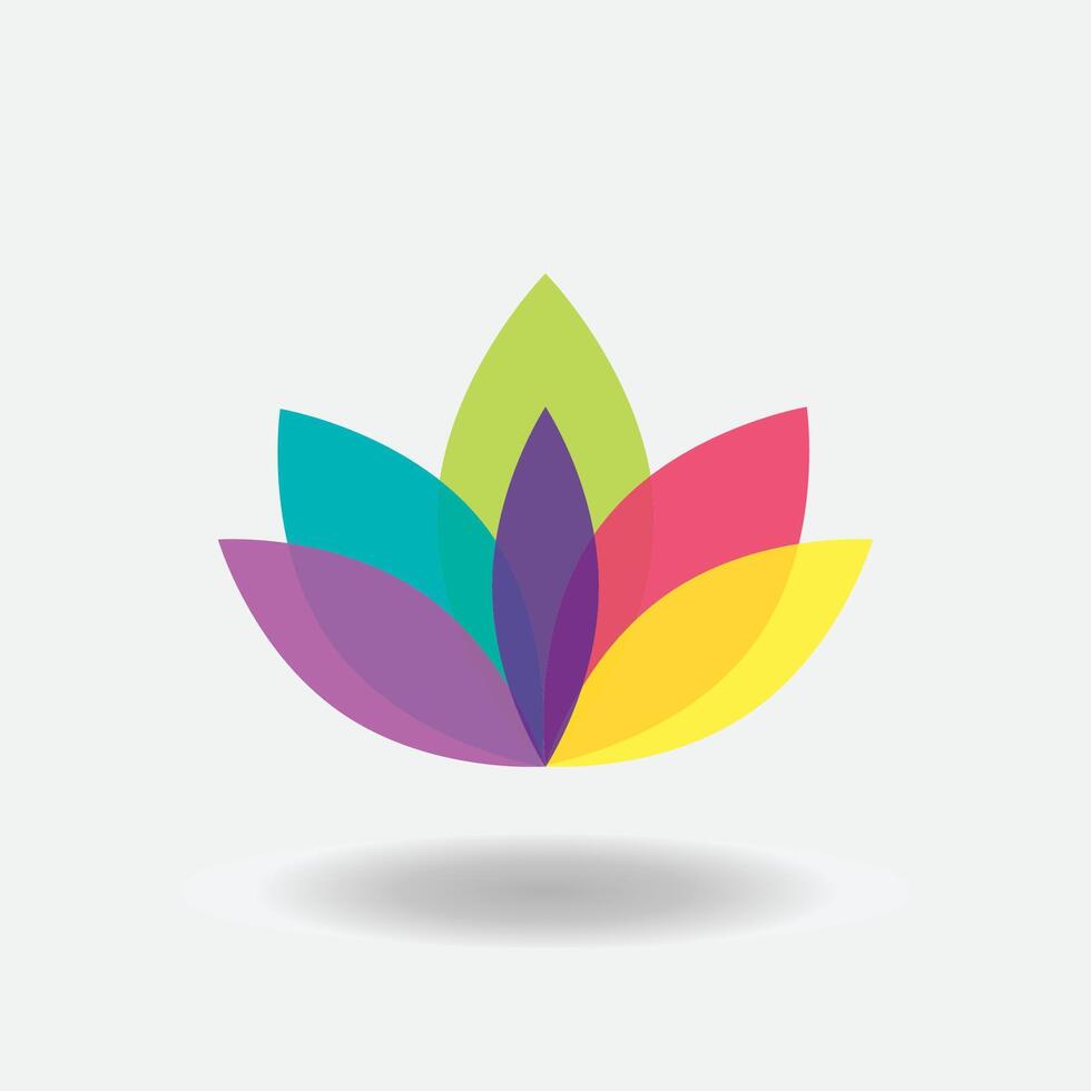 Flower icon. Lotus. Spa logo design. Vector iiilustration