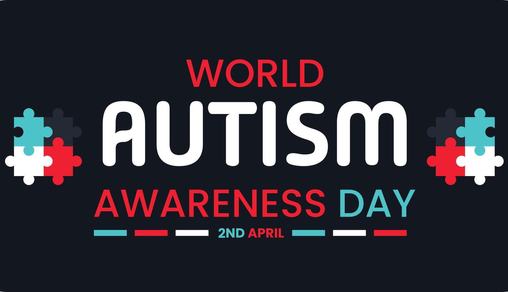 Empowering Individuals with Autism, Autism Day vector