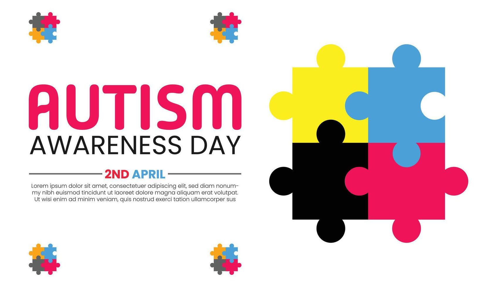 World Autism Awareness Day A Journey Through Autism vector