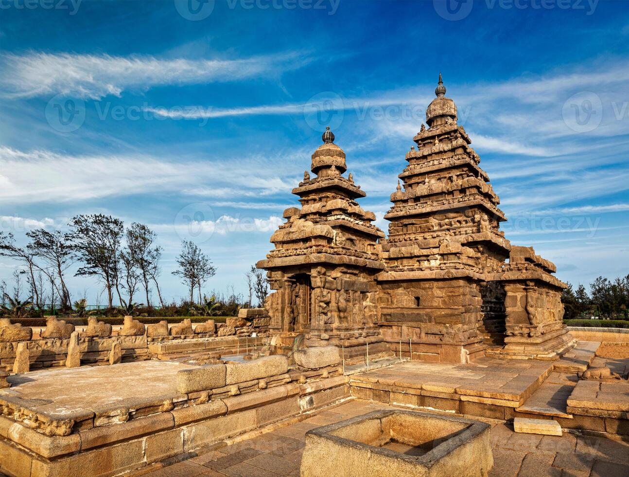 Shore temple - World heritage site in Mahabalipuram, Tamil Nad photo
