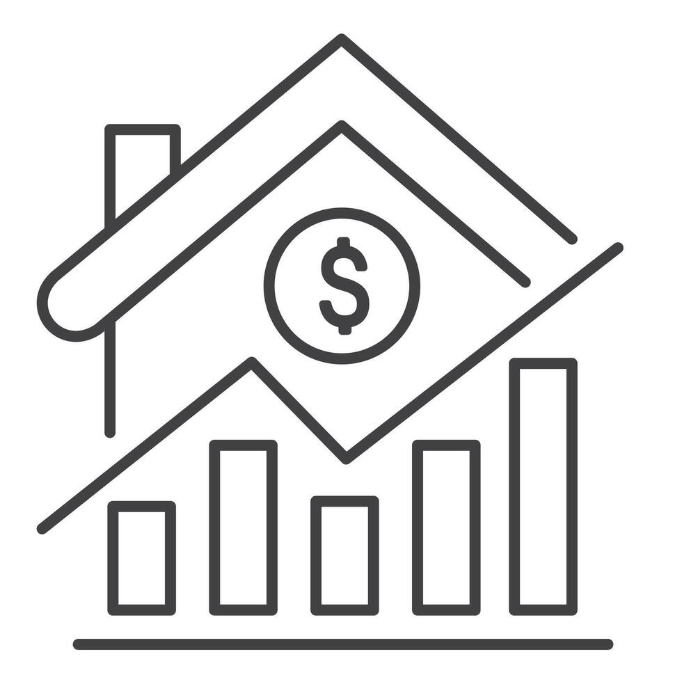 Investment Growth Vector Illustration Icon Design