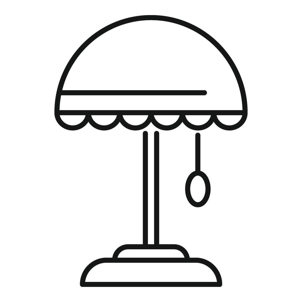 Chandelier torcher icon outline vector. Light lamp vector
