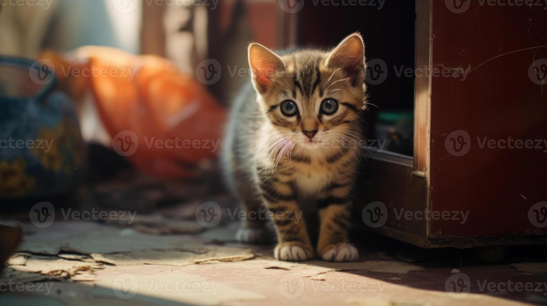 ai generado retrato gato gato es un linda gato y un divertidos, de buen humor.ellos Mira linda y son bueno mascotas, fácil a aumento como mascotas.it es un juguetón, cariñoso mascota y es un favorito de el cuidadores foto