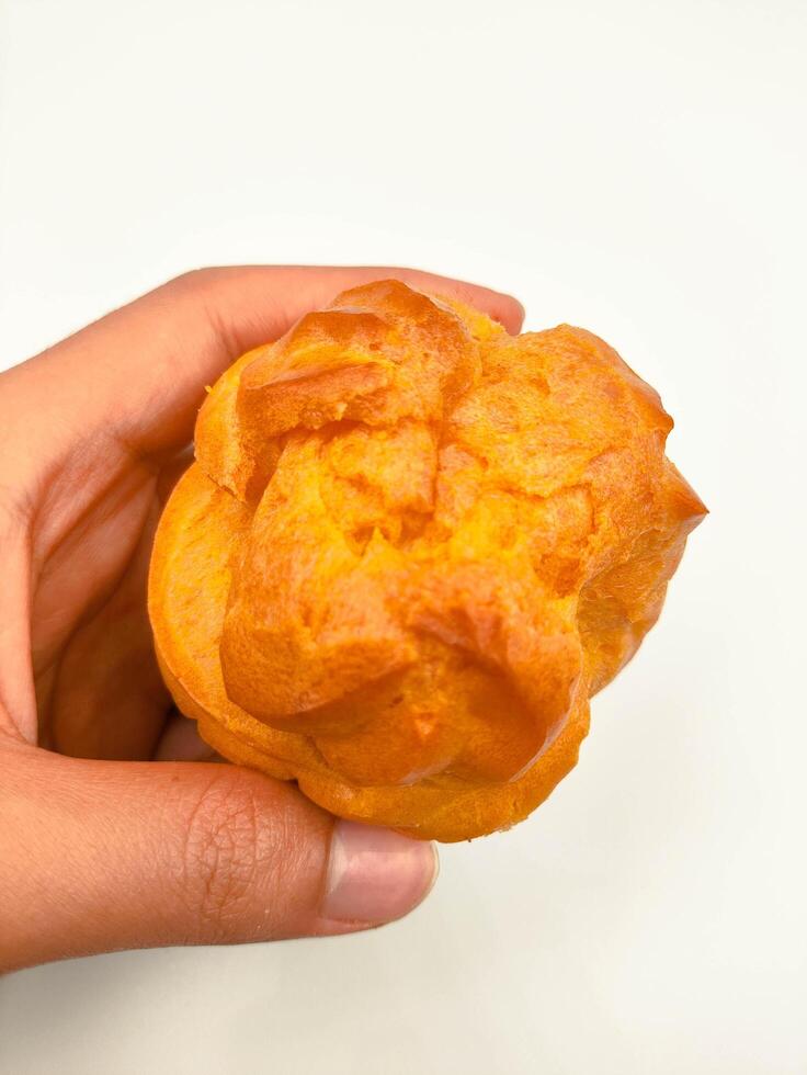 Flavorful Soes, Kue Sus, Authentic Asian Pastry Treat Filled with Creamy Fla photo