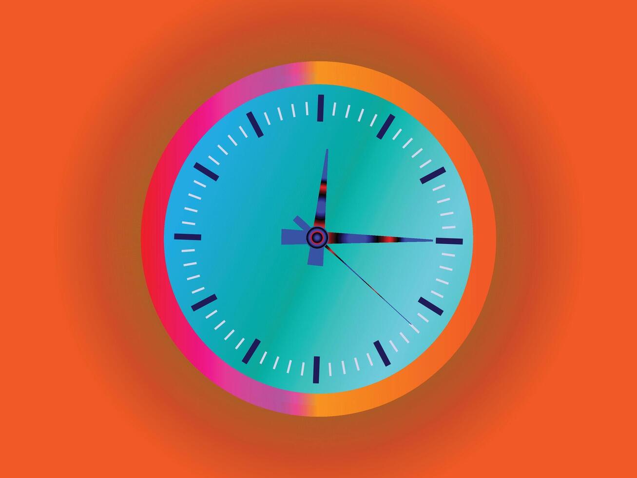 colorful timer design vector