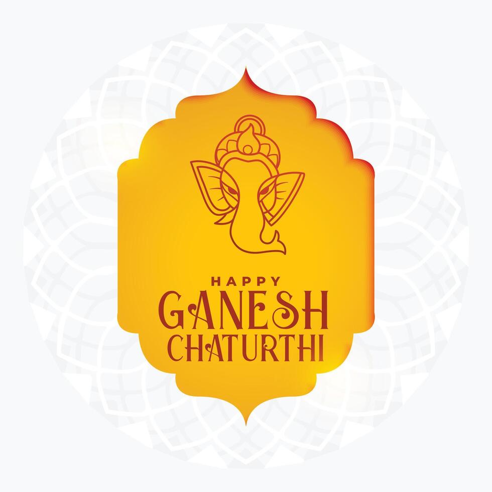 hindú tradicional ganesh chaturthi celebracion antecedentes vector