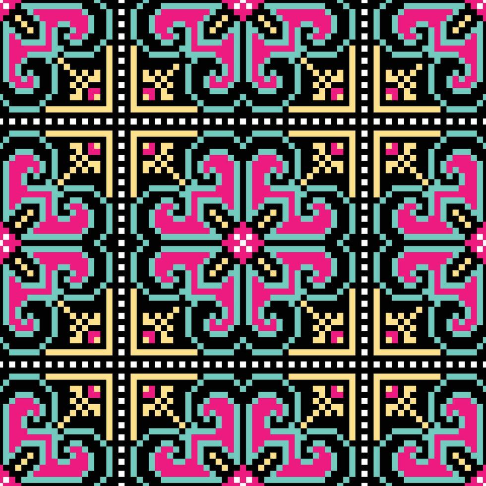 Abstract fabric pattern. Geometric cross stitch pattern. Design for squares,diamonds,fabric,boho,carpet,fabric,ikat,tribal,batik,vector,illustration,pattern,embroidery,retro,ukrainian,embroidery vector