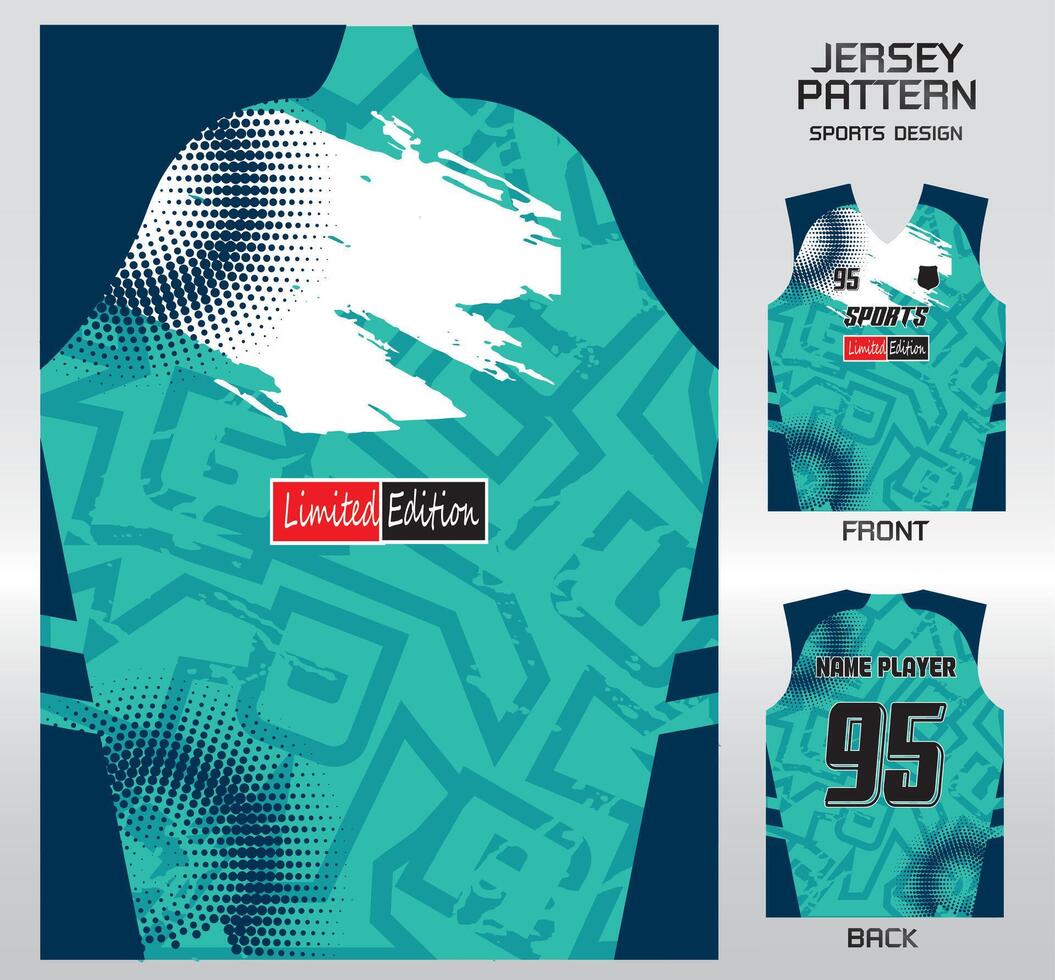 Pattern vector sports shirt background image.abstract pattern design, illustration, textile background for sports t-shirt, football jersey shirt