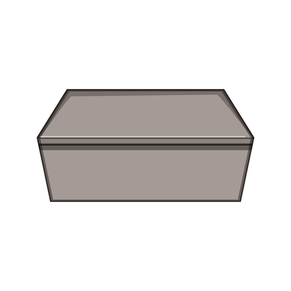 takeaway food box to go cartoon vector illustration