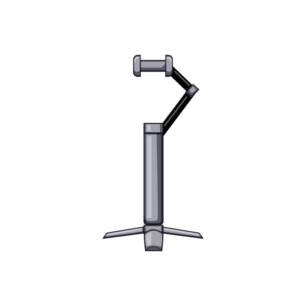 light phone tripod cartoon vector illustration