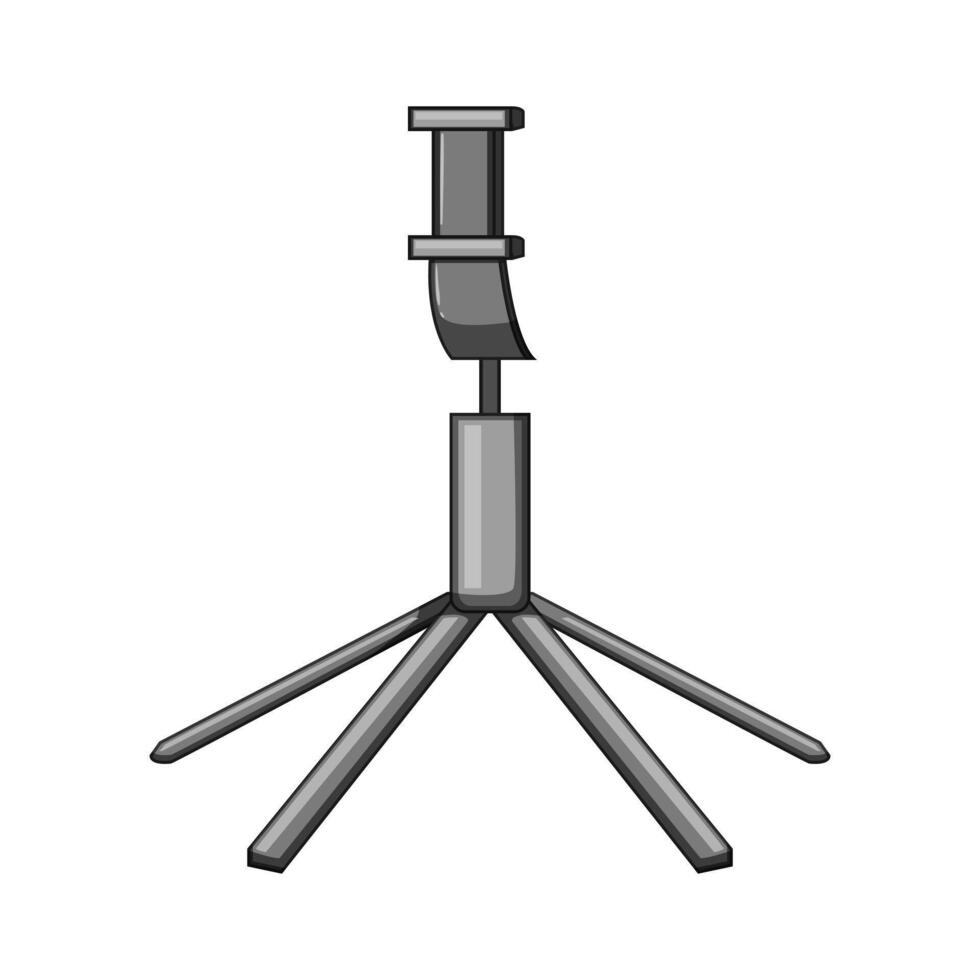 i phone tripod cartoon vector illustration