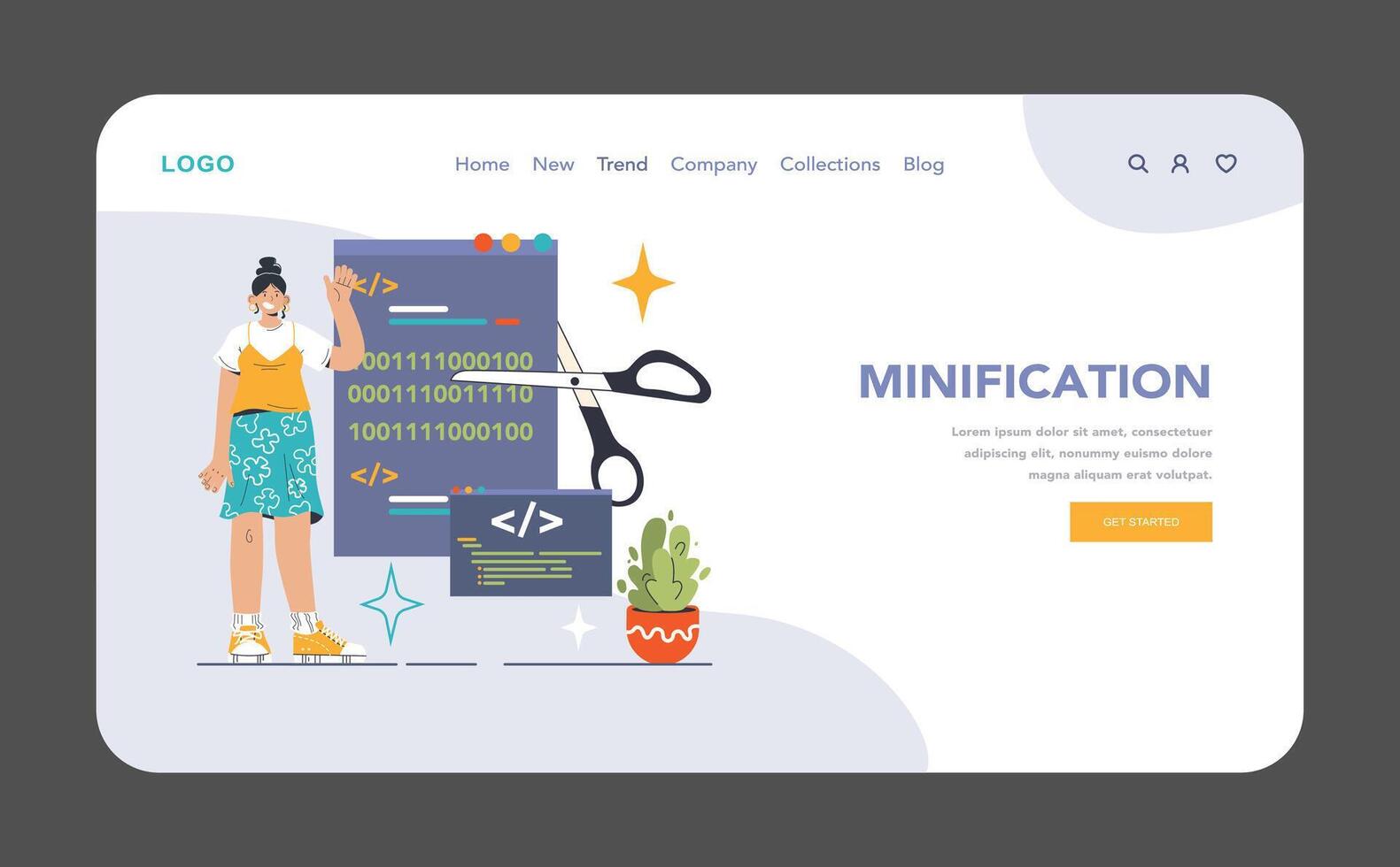 Website Optimization set. Flat vector illustration.