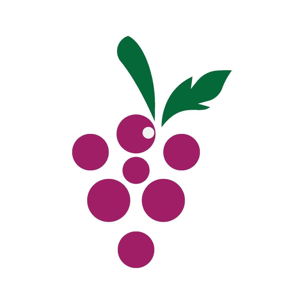 Grape logo vector