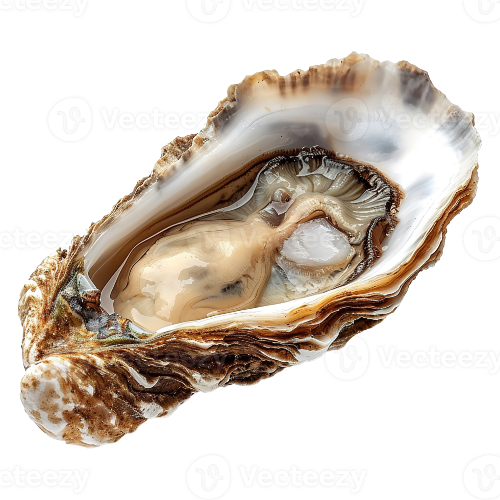 AI generated Oyster isolated on transparent background png
