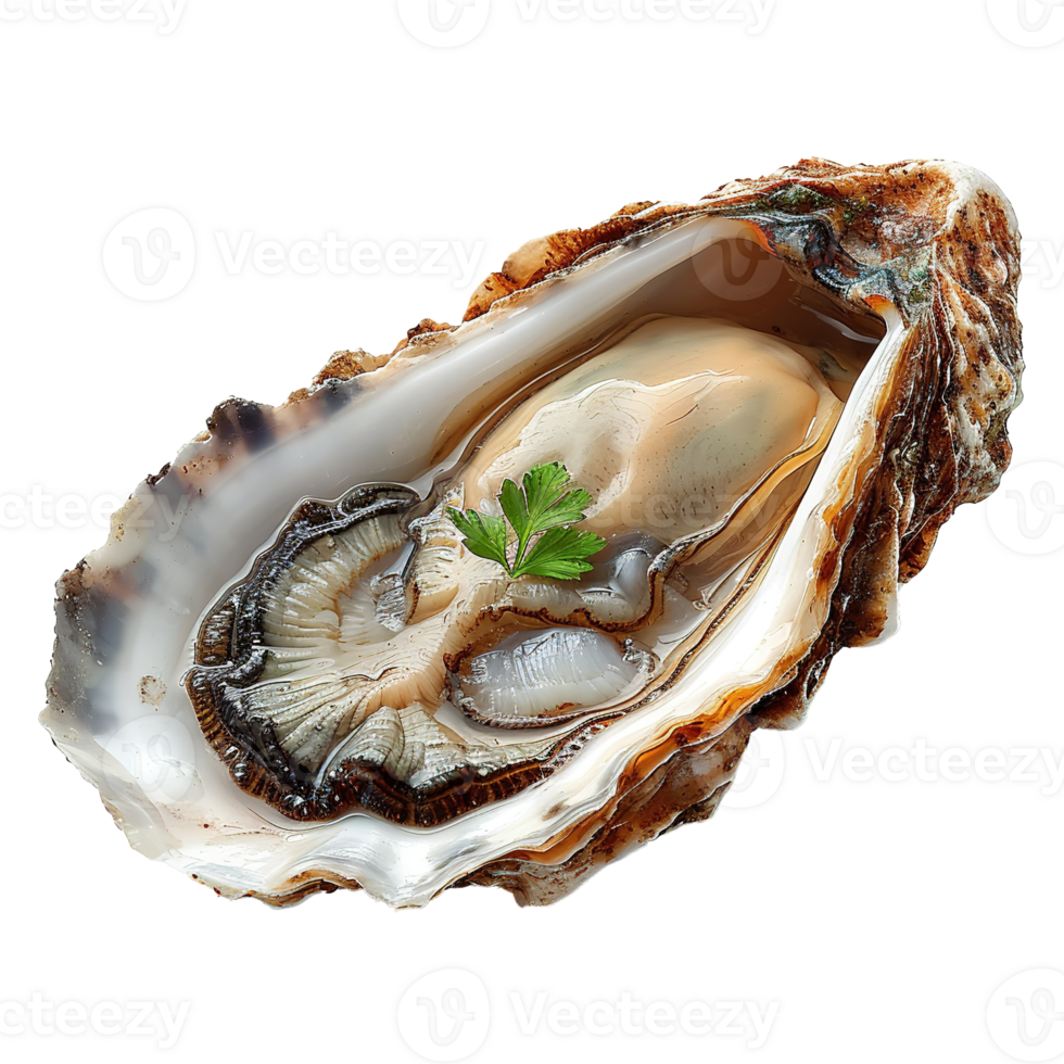AI generated Oyster isolated on transparent background png