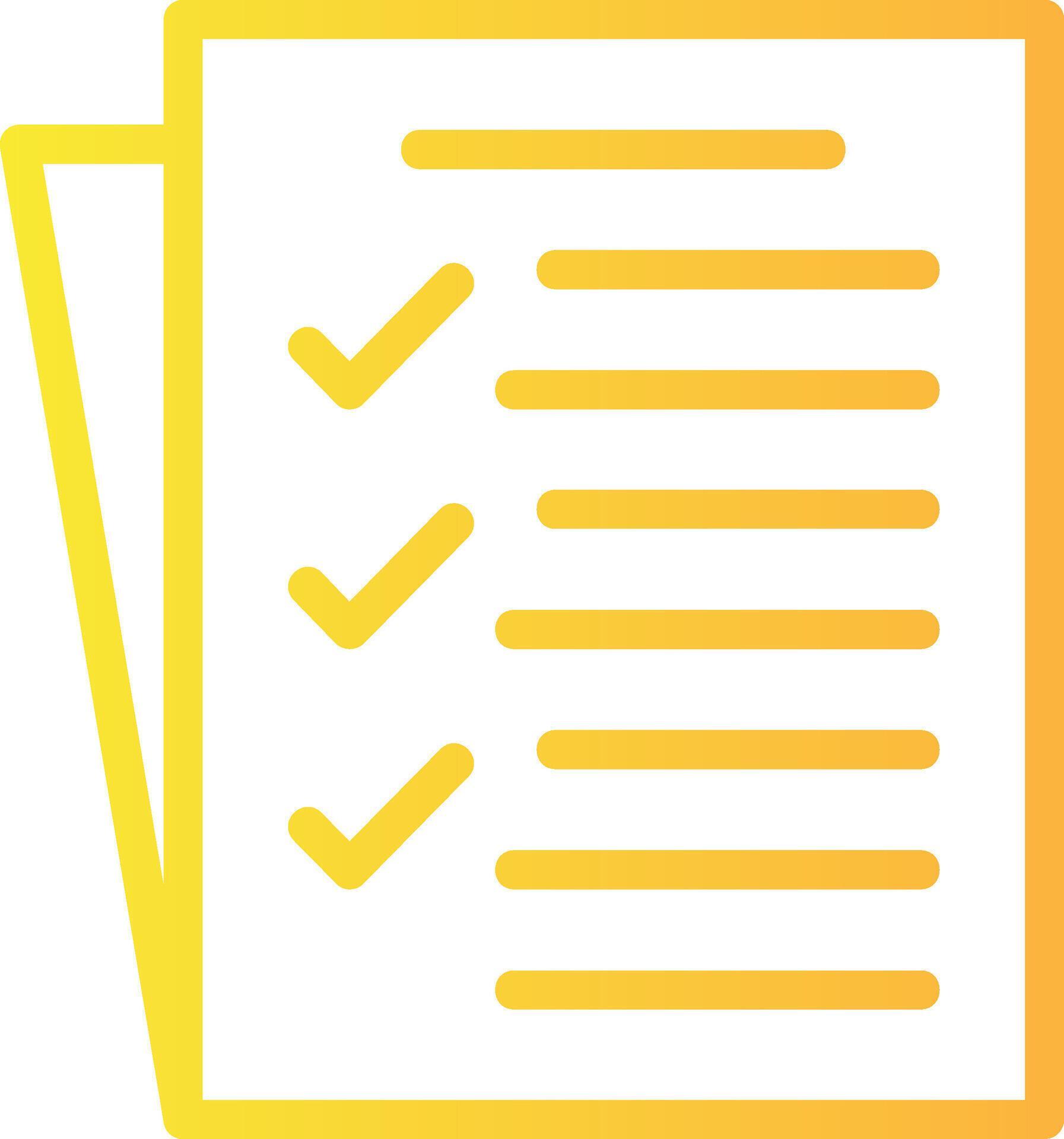 Task List Linear Gradient Icon 42591165 Vector Art at Vecteezy