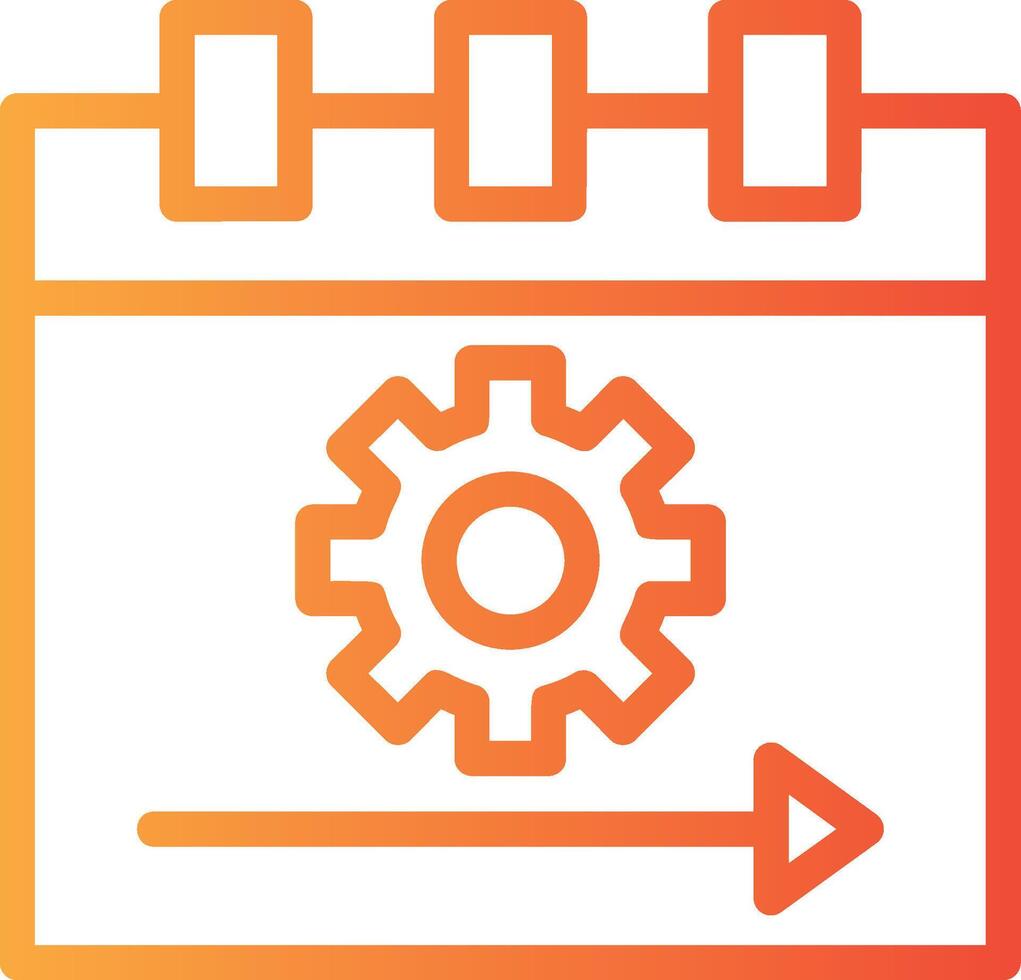 Sprint Linear Gradient Icon vector