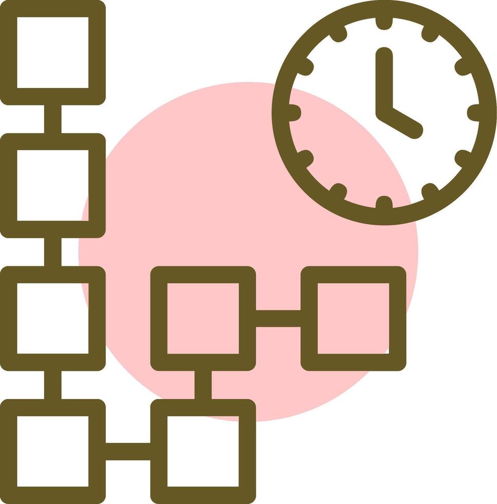 TimeLinear Circle Linear Circle Icon vector