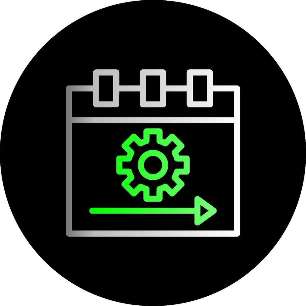 Sprint Dual Gradient Circle Icon vector