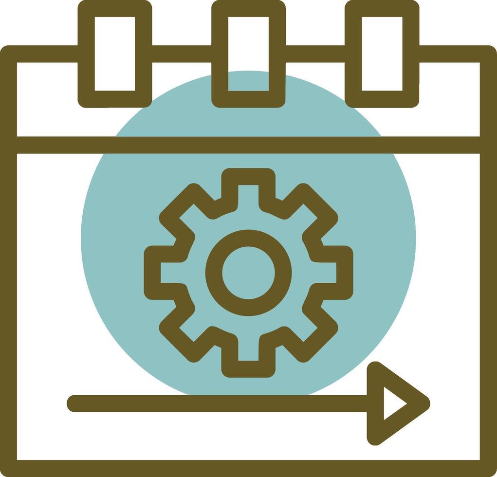 Sprint Linear Circle Icon vector