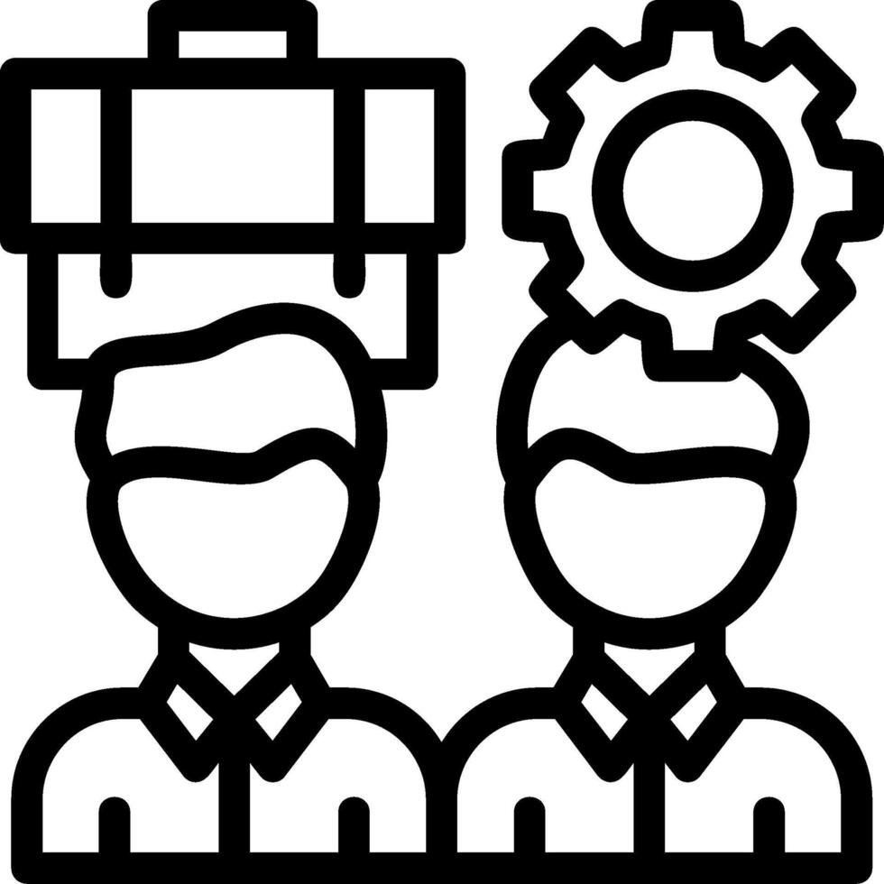 Equal Opportunity Line Icon vector