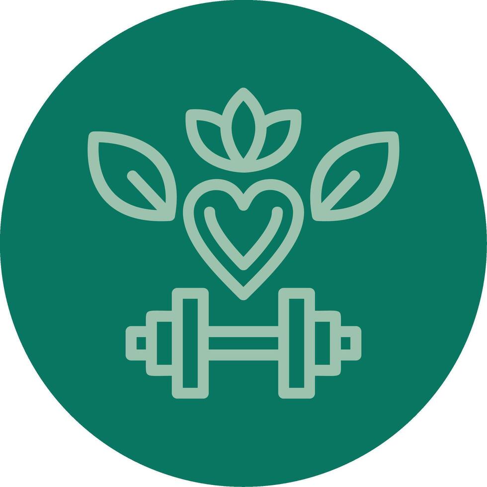 Health and Wellness Line Multi color Icon vector