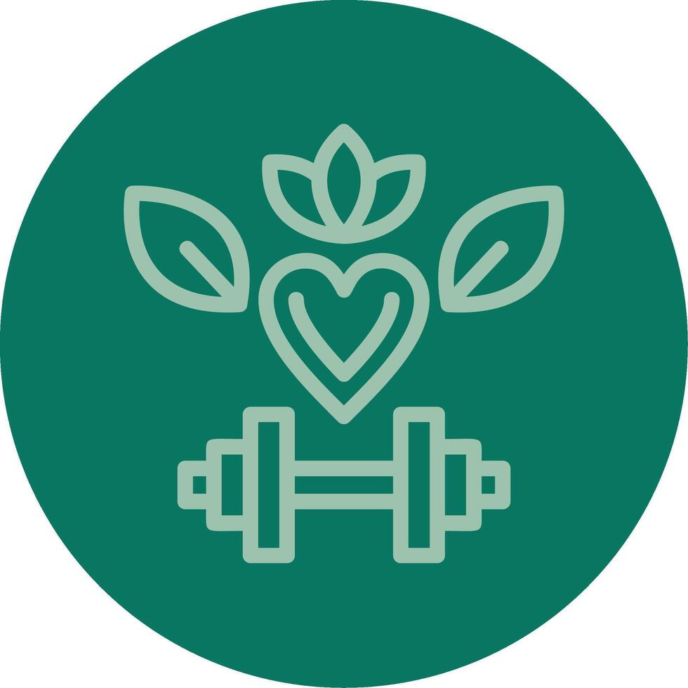 Health and Wellness Line Multi color Icon vector