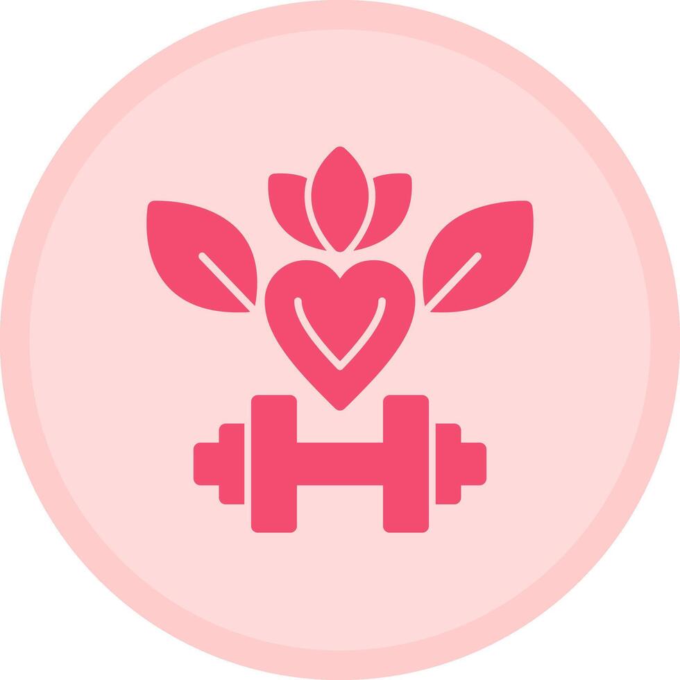 Health and Wellness Multicolor Circle Icon vector