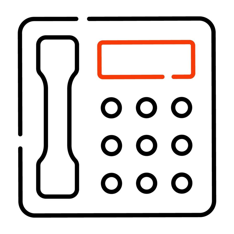 un editable diseño icono de fax máquina vector