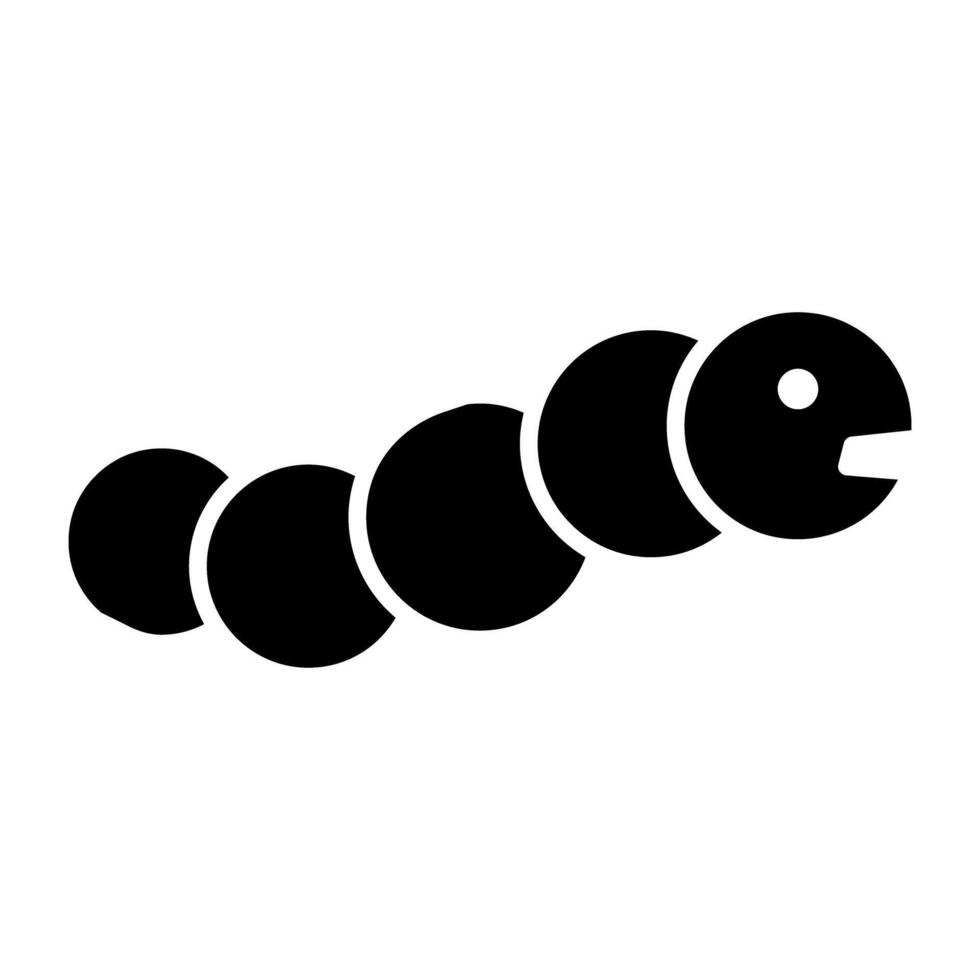 A perfect design icon of worm vector