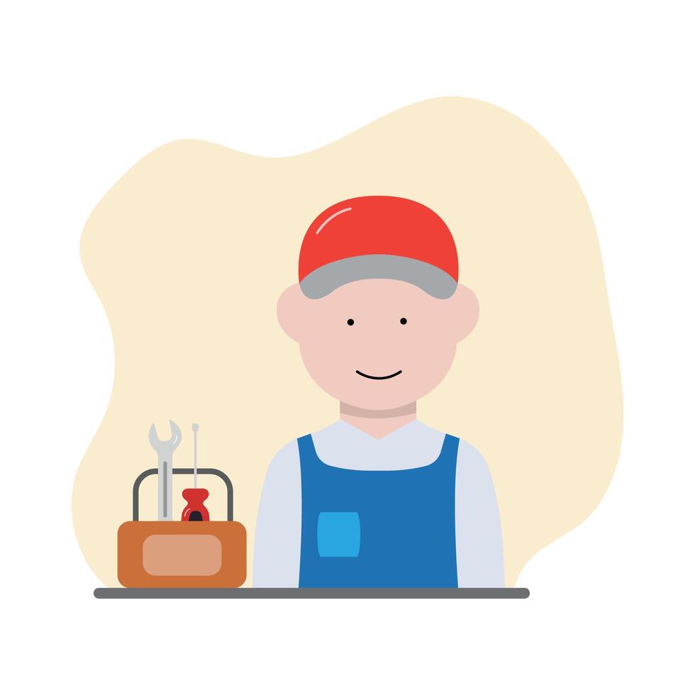 set of icons vector illustration concept line character profession job collection of simple and colored avatar symbols
