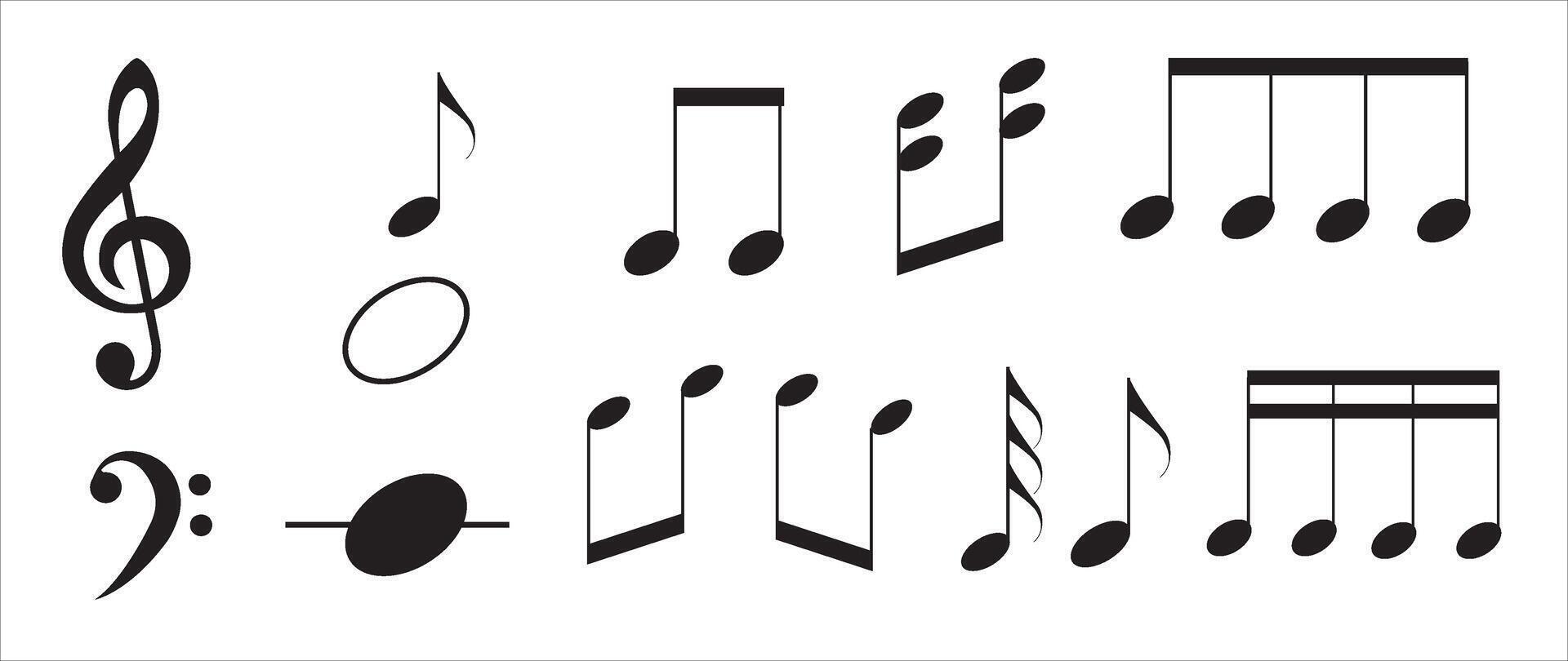 Musical instruments vector. Music instrument hand drawing vector illustration