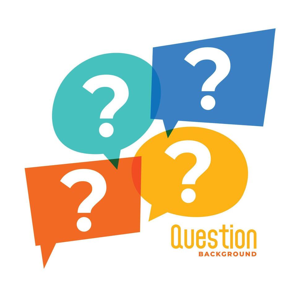 question mark sign in speech bubble style vector