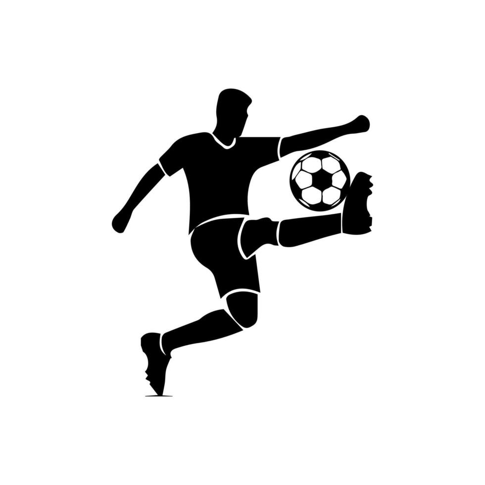 fútbol fútbol americano jugador silueta separar esquemas.soccer fútbol americano jugador silueta separar contornos vector