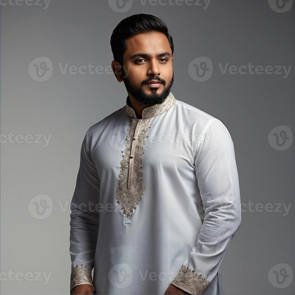 AI generated Indian muslim man photo