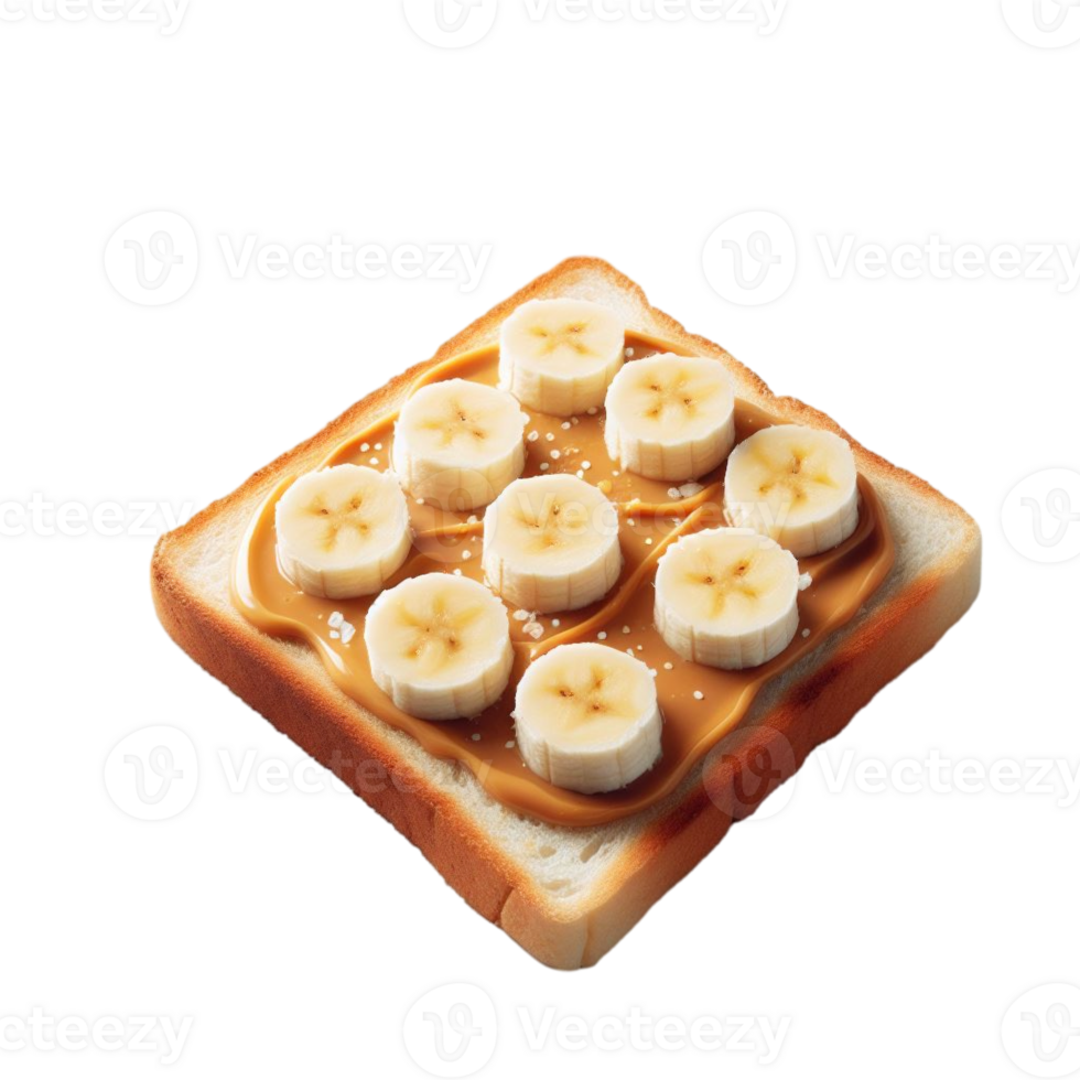 AI generated graphics tasty healthy banana bread png